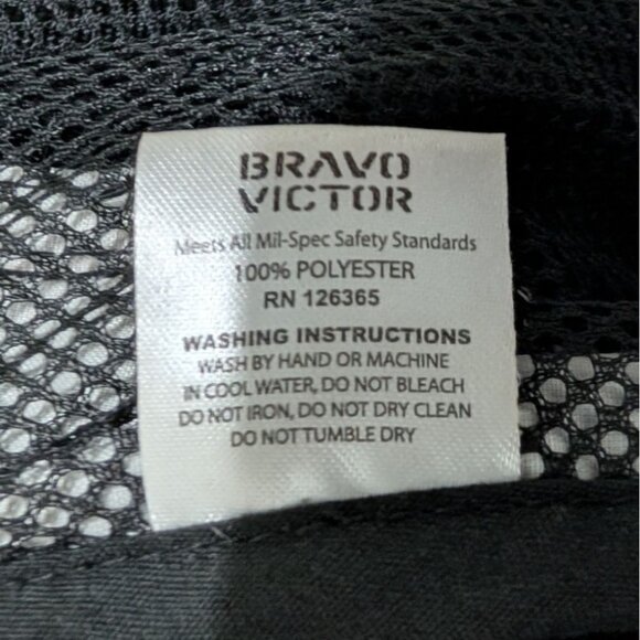Bravo Victor Military Spec Hi Vis Motorcycle Vest Mens XL- 4XL Adjustable Sizing - Picture 8 of 13